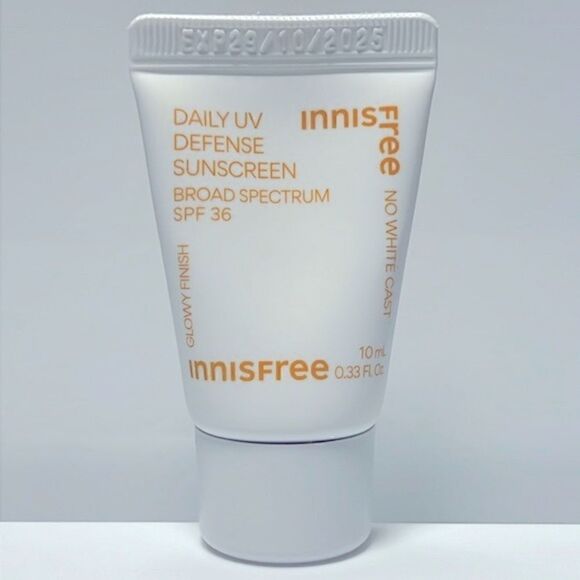 🌟 Innisfree Daily UV Defense Sunscreen Broad Spectrum SPF 36 - Picture 1 of 2